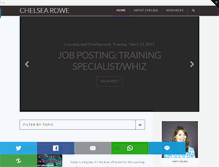 Tablet Screenshot of chelsea-rowe.com